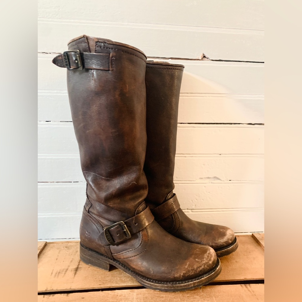Frye leather riding boots women’s size 7